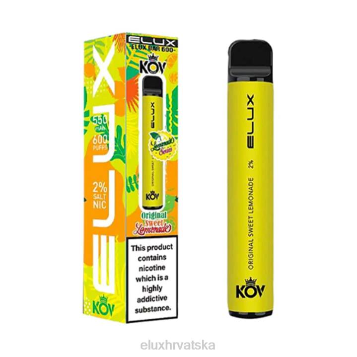 Elux Bar Lemonade Series slatka limunada originalni jednokratni vape 482N8 | Elux Zagreb