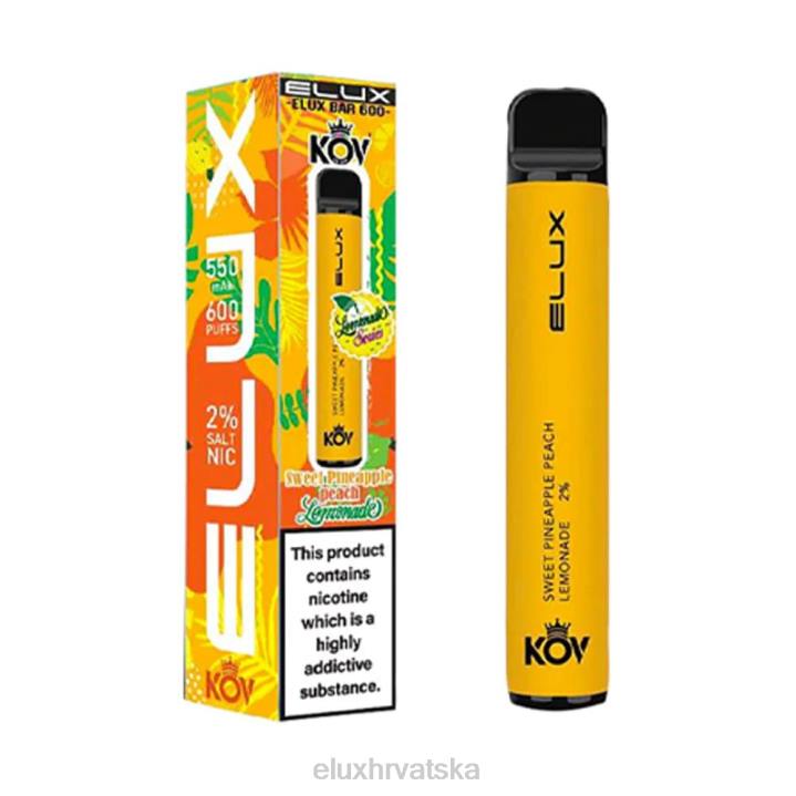 Elux Bar ananas breskva limunada slatko lemonade serija za jednokratnu upotrebu 482N78 | Elux Vape Company