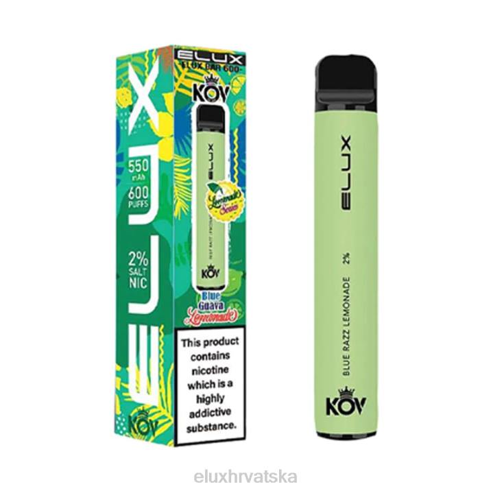 Elux Bar plava razz limunada lemonade serija za jednokratnu upotrebu 482N9 | Elux Vape Hrvatska