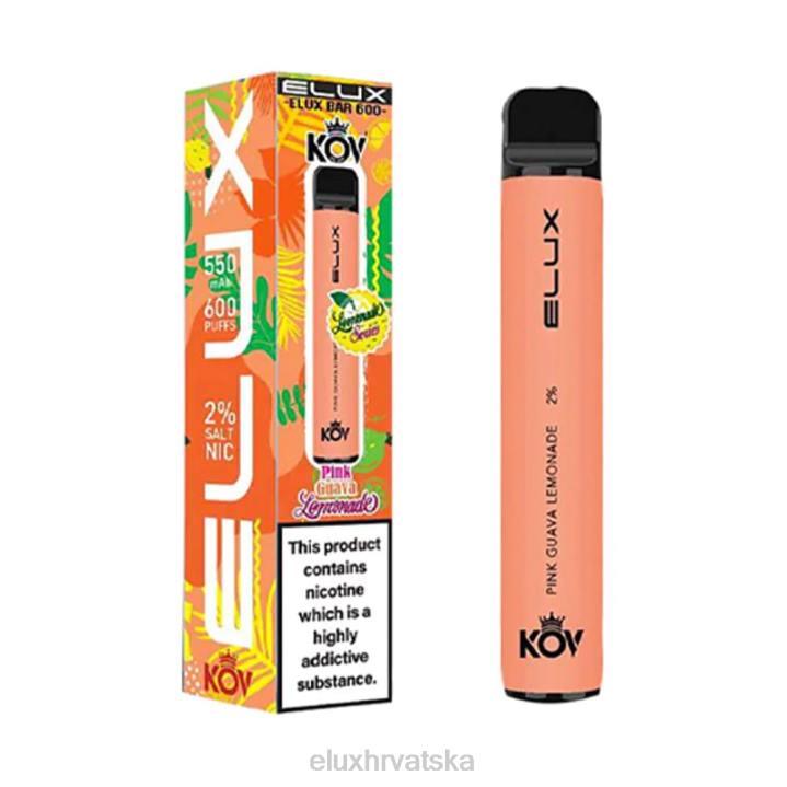 Elux Bar ružičasta guava limunada lemonade serija za jednokratnu upotrebu 482N106 | Elux Store Hrvatska