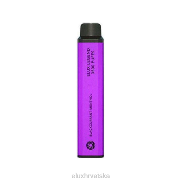 Elux Legend mentol crnog ribiza Vape za jednokratnu upotrebu od 3500 udisaja 482N76 | Elux Vape Company