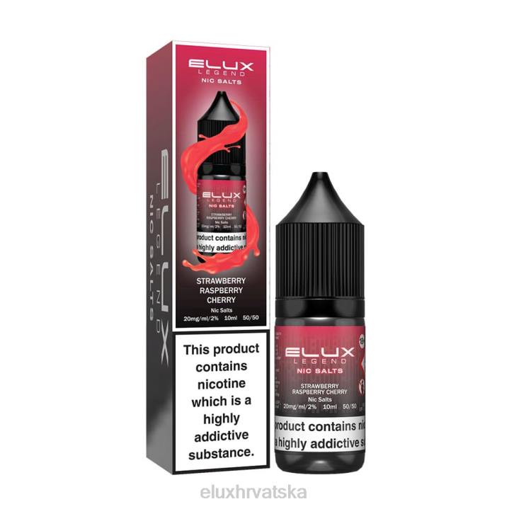Elux Legend jagoda malina trešnja soli nic 10ml 482N72 | Elux Vape Review