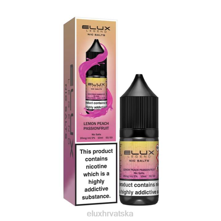 Elux Legend limun breskva passionfruit soli nic 10ml 482N70 | Elux Vape Company